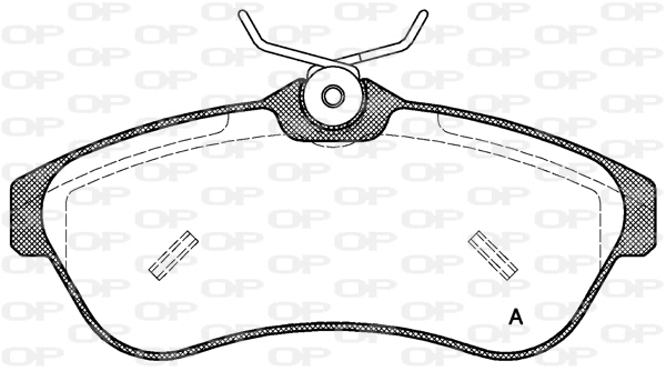 Brake Pad Set, disc brake (BPA0880.00)