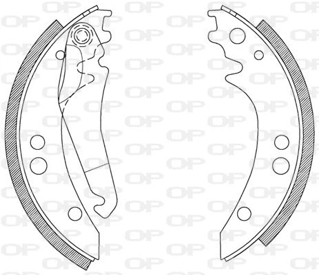 Brake Shoe Set (BSA2065.00)