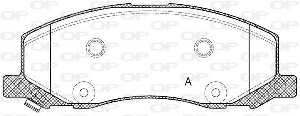 Brake Pad Set, disc brake (BPA1386.02)