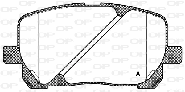 Brake Pad Set, disc brake (BPA0954.00)