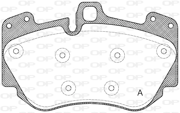 Brake Pad Set, disc brake (BPA1140.10)