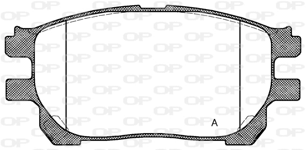 Brake Pad Set, disc brake (BPA1143.00)