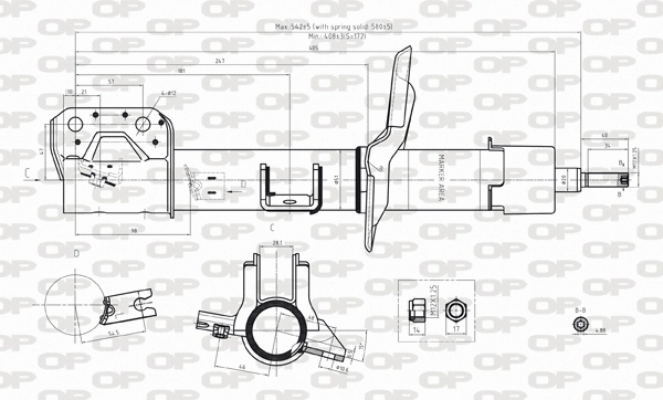 Shock Absorber (SAB8238.31)
