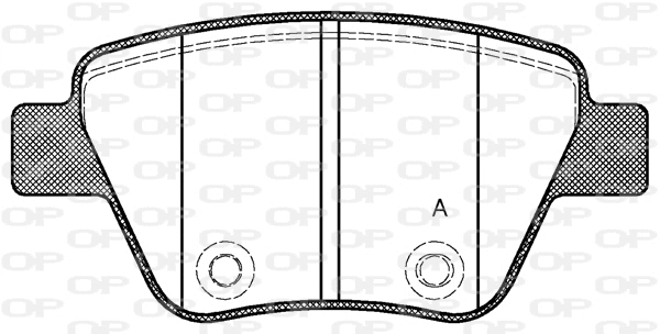 Brake Pad Set, disc brake (BPA1420.00)