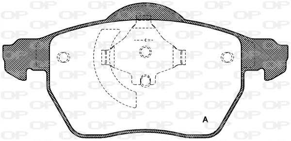Brake Pad Set, disc brake (BPA0390.50)