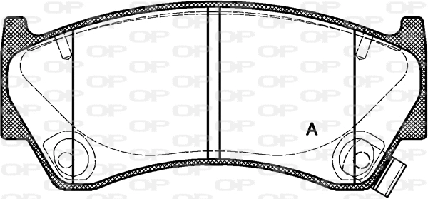 Brake Pad Set, disc brake (BPA0592.12)