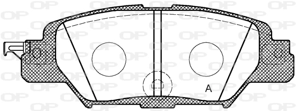 Brake Pad Set, disc brake (BPA1677.00)