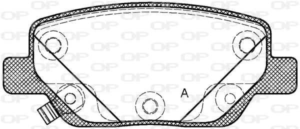 Brake Pad Set, disc brake (BPA1700.02)