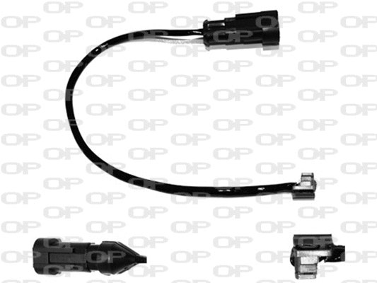 Warning Contact, brake pad wear (AK3090.00)