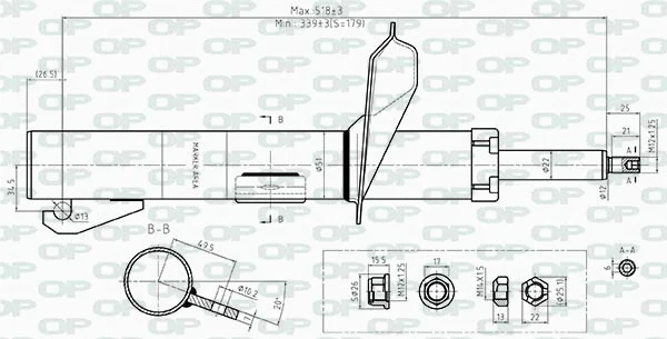 Shock Absorber (SAB8403.31)