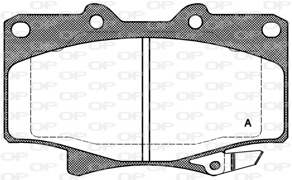 Brake Pad Set, disc brake (BPA0429.04)