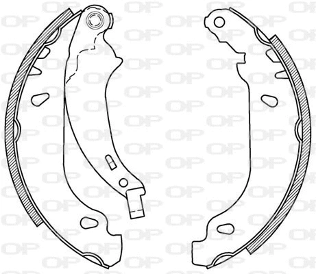 Brake Shoe Set (BSA2026.00)