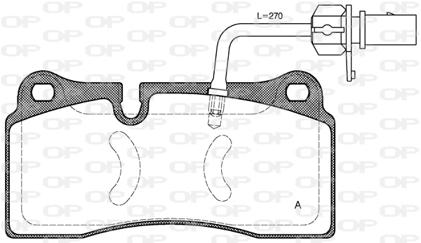 Brake Pad Set, disc brake (BPA0983.11)