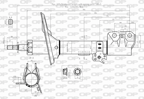 Shock Absorber (SAB8310.31)