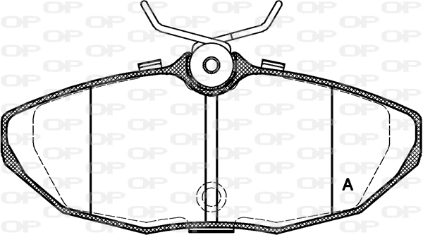 Brake Pad Set, disc brake (BPA0732.10)