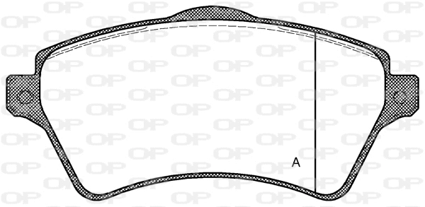 Brake Pad Set, disc brake (BPA0822.00)