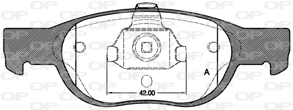 Brake Pad Set, disc brake (BPA0588.10)