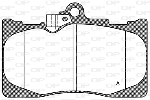 Brake Pad Set, disc brake (BPA1180.02)