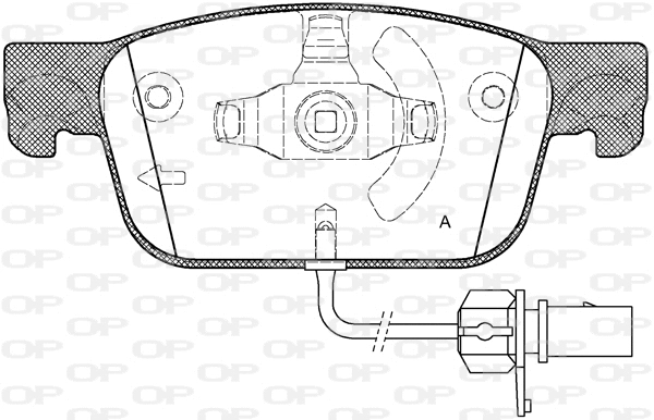 Brake Pad Set, disc brake (BPA1692.01)