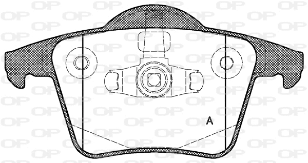 Brake Pad Set, disc brake (BPA1044.00)