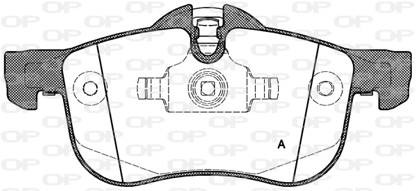 Brake Pad Set, disc brake (BPA0719.00)