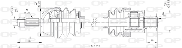 Drive Shaft (DRS6152.00)