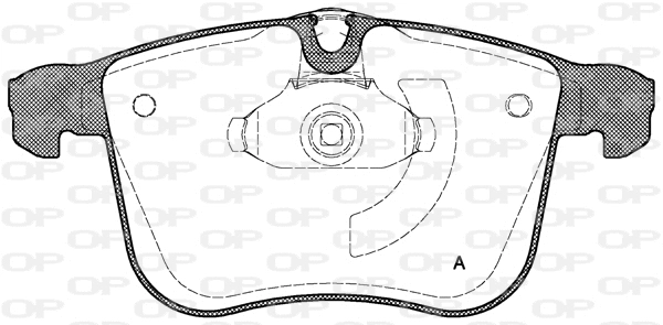 Brake Pad Set, disc brake (BPA1053.00)