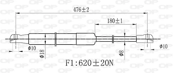 Gas Spring, boot/cargo area