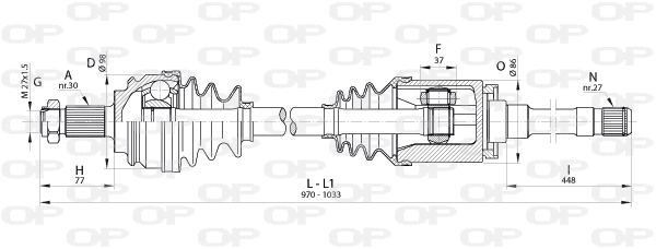 Drive Shaft (DRS6339.00)