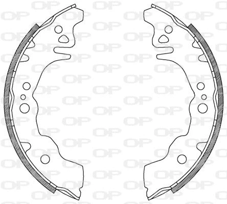 Brake Shoe Set (BSA2127.00)