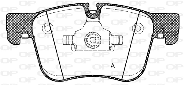 Brake Pad Set, disc brake (BPA1560.00)