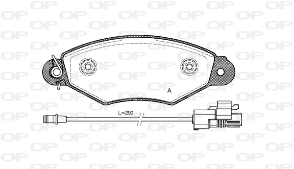 Brake Pad Set, disc brake (BPA0643.30)