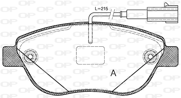 Brake Pad Set, disc brake (BPA0859.12)