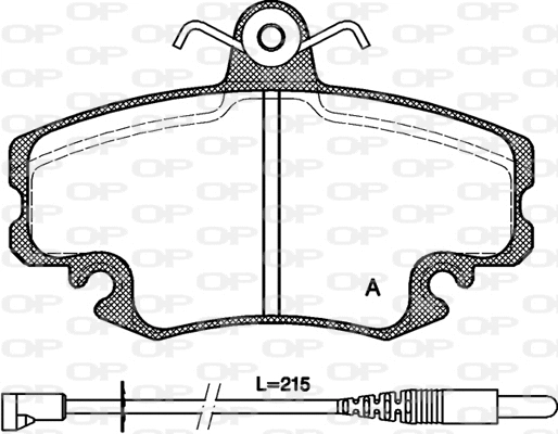 Brake Pad Set, disc brake (BPA0141.32)