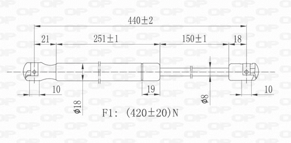 Gas Spring, boot/cargo area