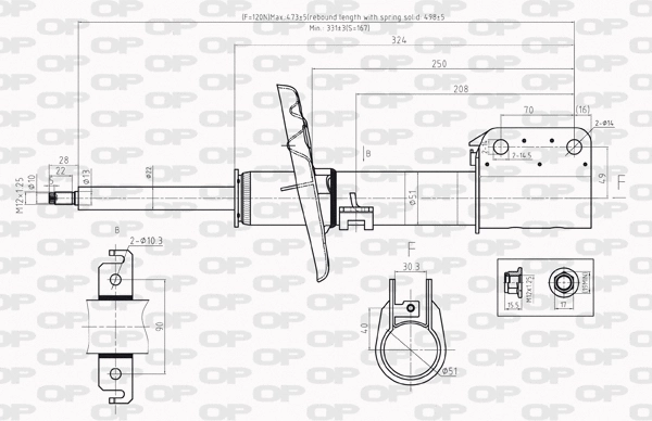 Shock Absorber (SAB8196.31)