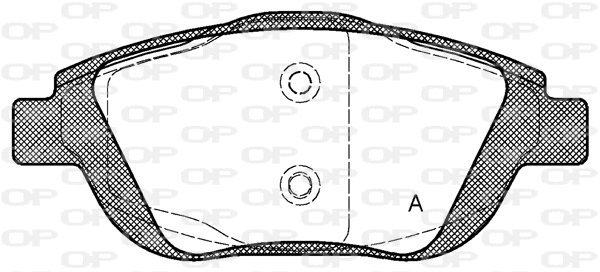 Brake Pad Set, disc brake (BPA1392.00)