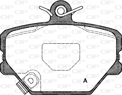 Brake Pad Set, disc brake (BPA0705.02)