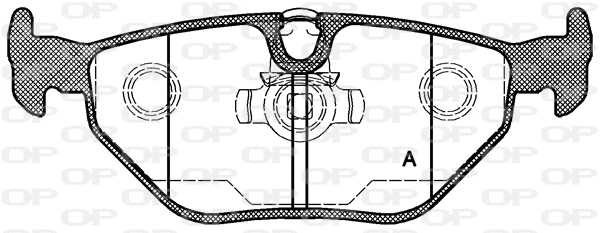 Brake Pad Set, disc brake (BPA0265.15)