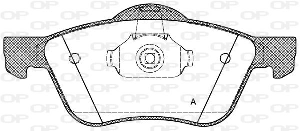 Brake Pad Set, disc brake (BPA0844.00)