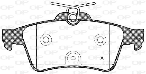 Brake Pad Set, disc brake (BPA0842.40)