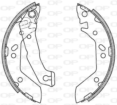 Brake Shoe Set (BSA2070.00)