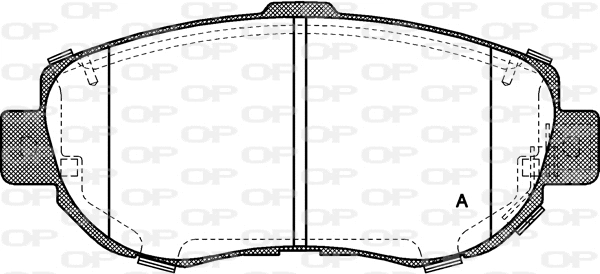 Brake Pad Set, disc brake (BPA0456.14)