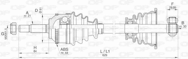 Drive Shaft (DRS6413.00)