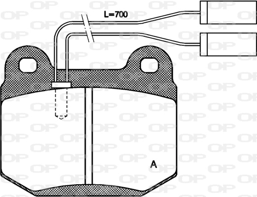 Brake Pad Set, disc brake (BPA0014.01)