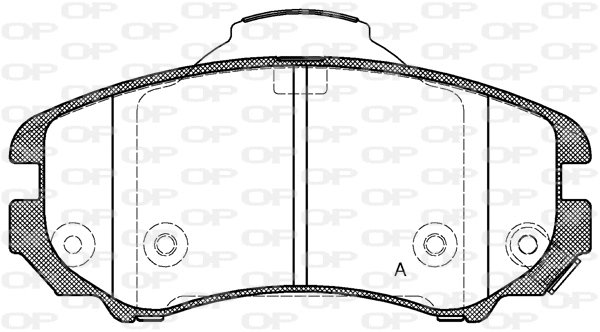 Brake Pad Set, disc brake (BPA0953.02)