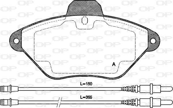 Brake Pad Set, disc brake (BPA0439.04)
