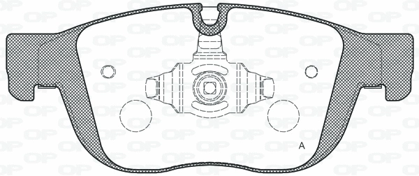 Brake Pad Set, disc brake (BPA1689.00)