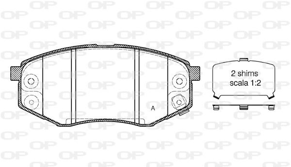 Brake Pad Set, disc brake (BPA1426.02)