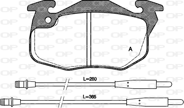 Brake Pad Set, disc brake (BPA0192.34)